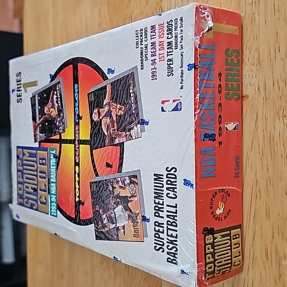 Topps Stadium Club SERIES 1 Super Premium Cards 1993-94 BEAM TEAM 1st Day Issue - Picture 11 of 11